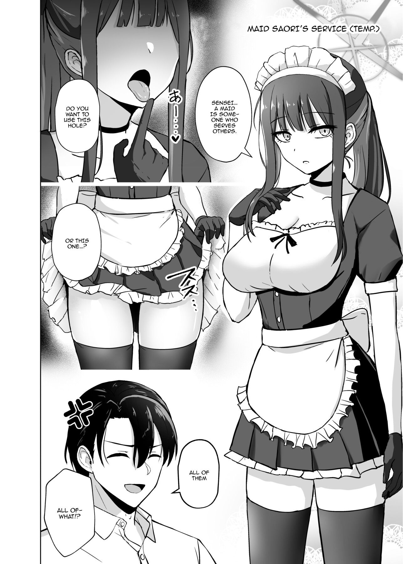 Hentai Manga Comic-Saori Yearns For Love - I LOVE + Saori And Sensei From Now On-Read-34